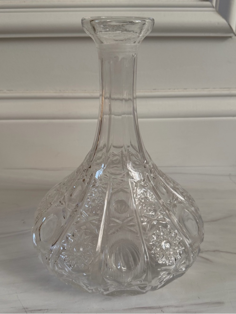 Stunning vintage Bohemia decanter